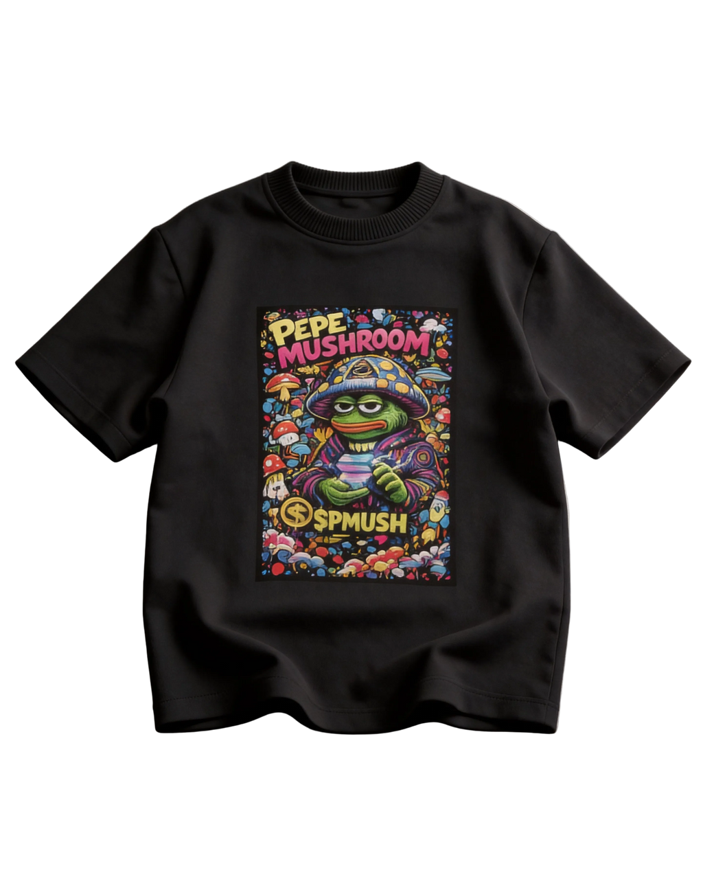 Pepe mushroom doodle shirt