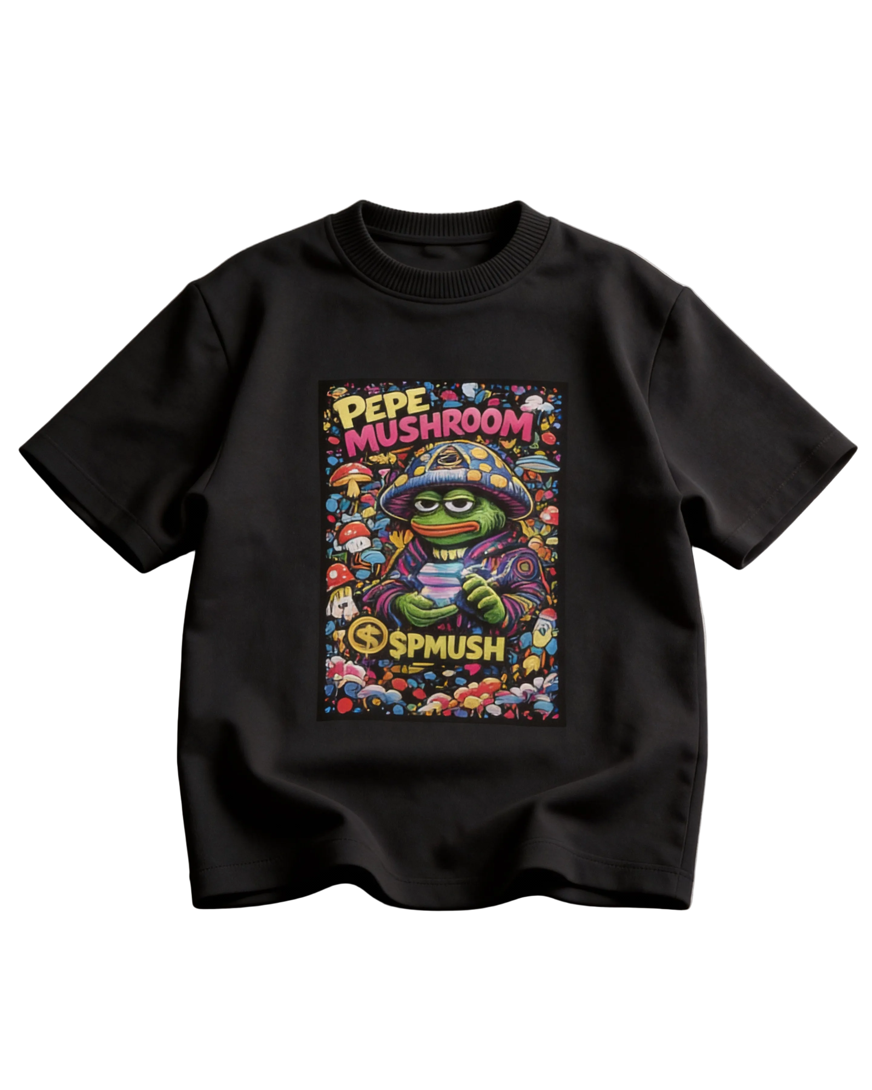 Pepe mushroom doodle shirt