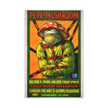 Concert Pepe Mushroom Matte Canvas, Stretched, 0.75" (Multi-Size)