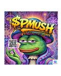 $PMUSH QR Code Sticker